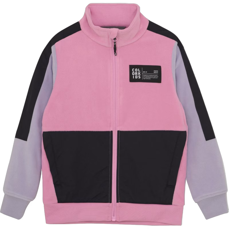 Color Kids Fleecejacka, Lilac Chiffon, 140