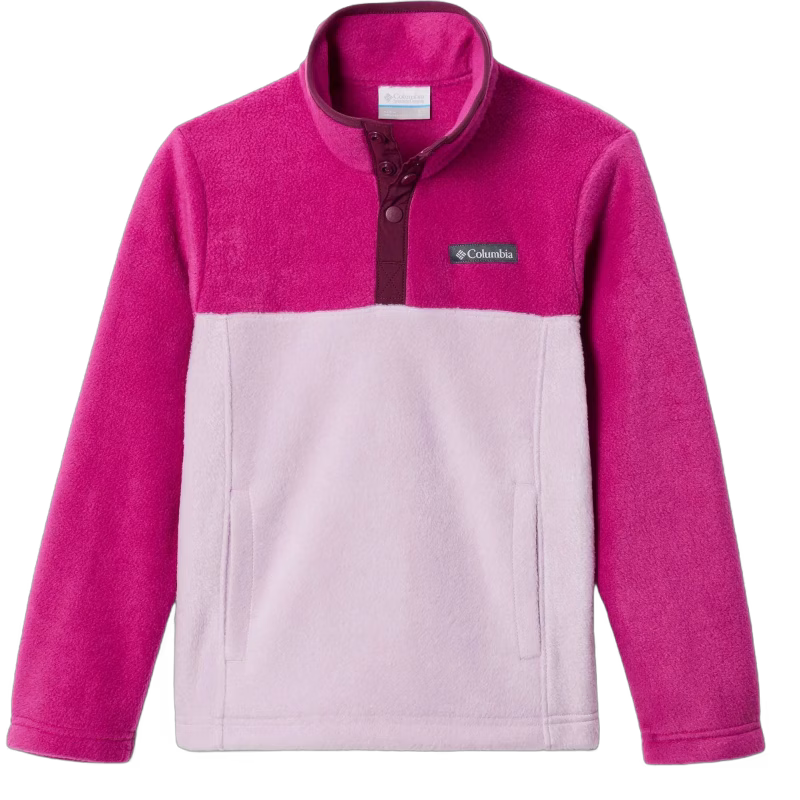 Columbia Steens Snap Fleecetröja, Aura/Wild Fuchsia, M