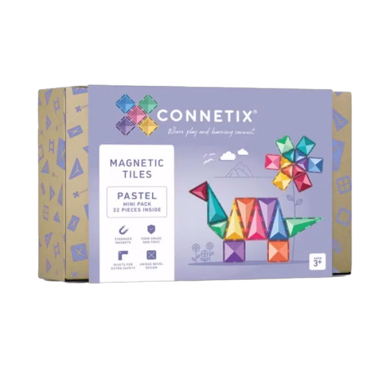 Connetix Pastel Mini Pack 32-delar