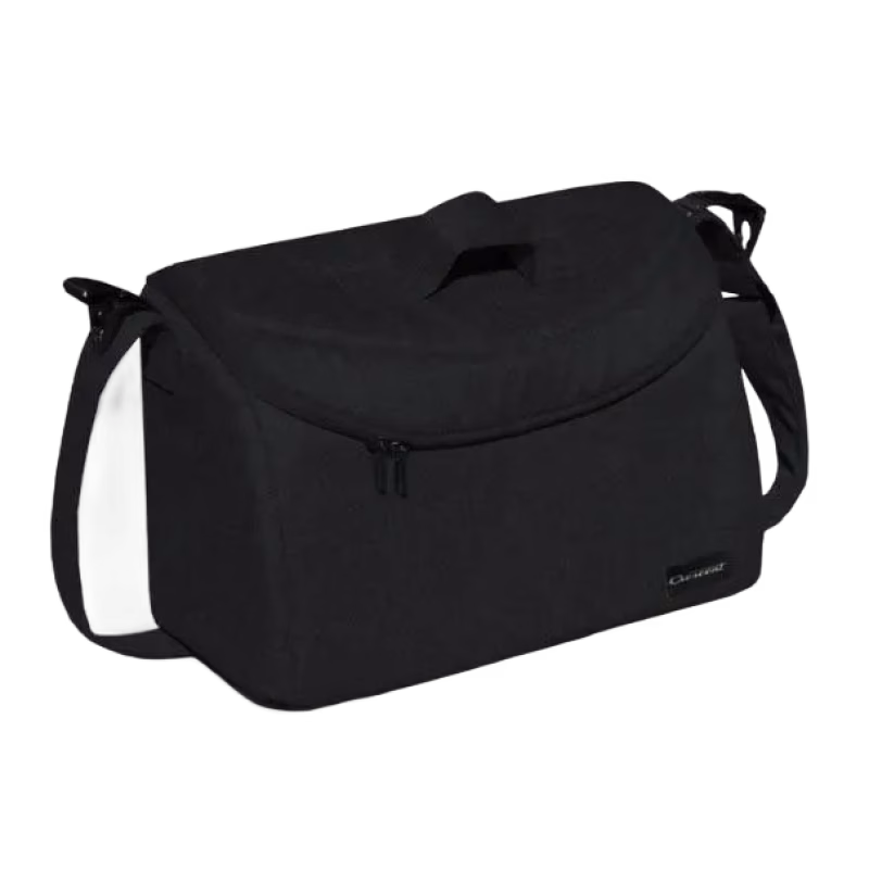 Crescent skötväska mummy bag, svart