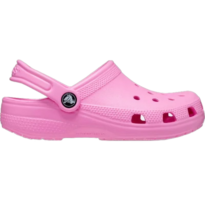 Crocs Classic Clog Sandal, Taffy Pink, 32-33