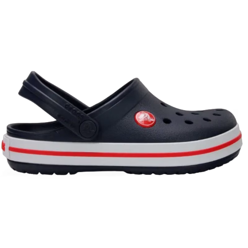 Crocs Classic Tofflor, Navy/Red, 29-30