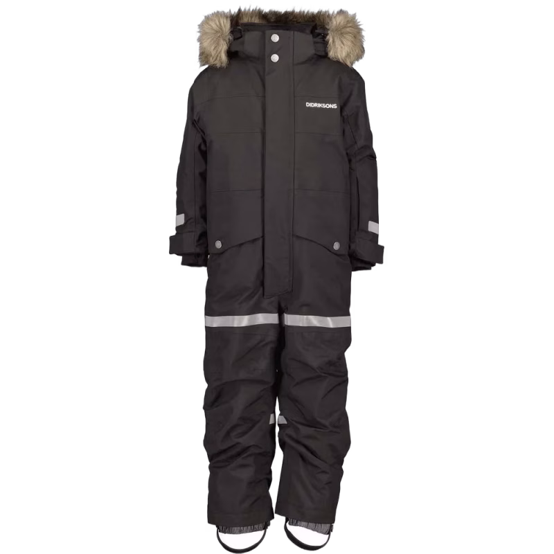 Didriksons Bjärven Overall, Black, 130