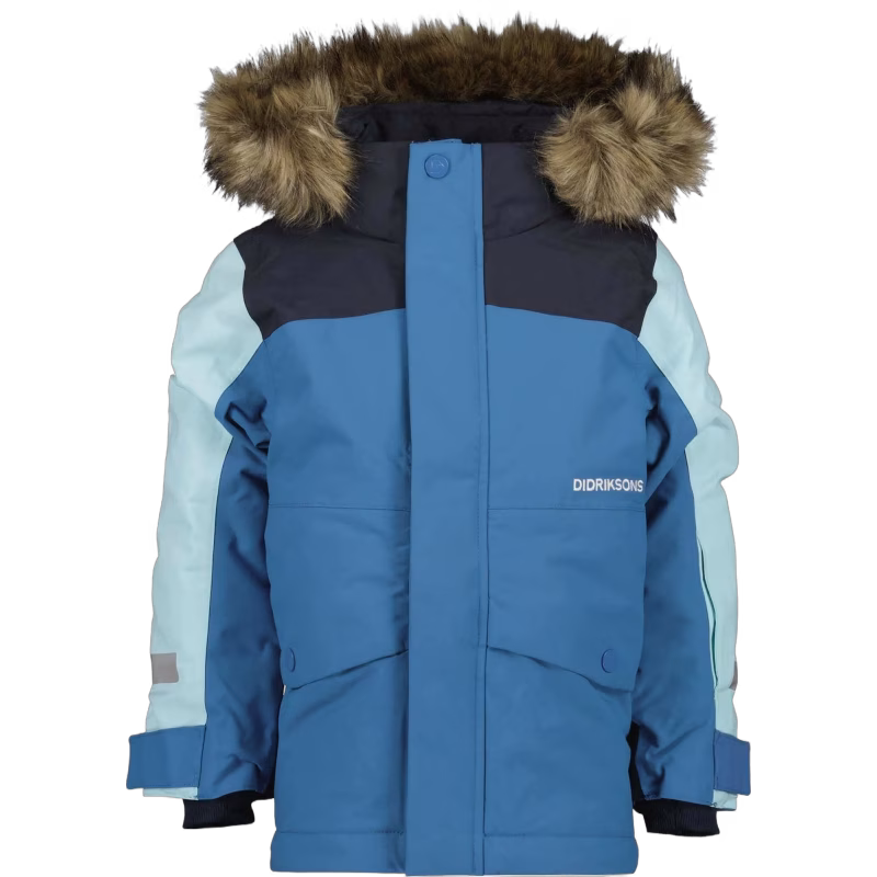 Didriksons Bjärven Vinterjacka, Corn Blue, 80