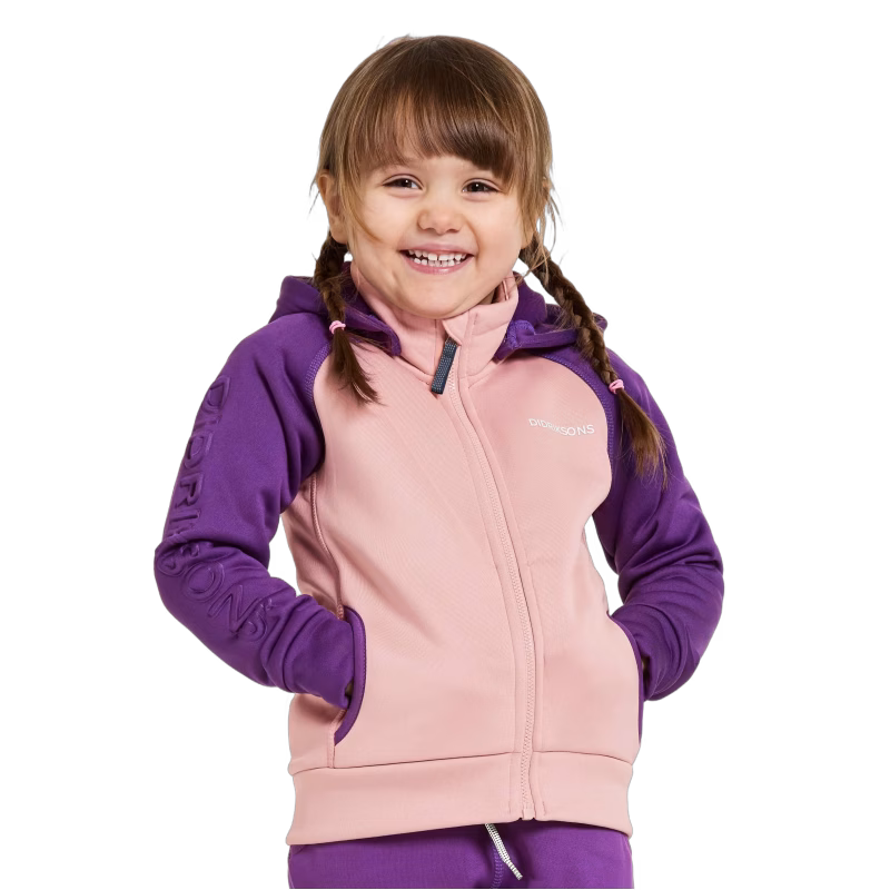 Didriksons Corin Powerstretch Jacka, Dusty Pink, 100