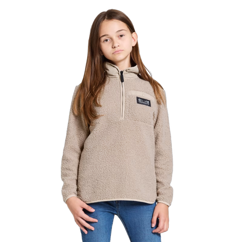 Didriksons Exa Piletröja, Beach beige, 120