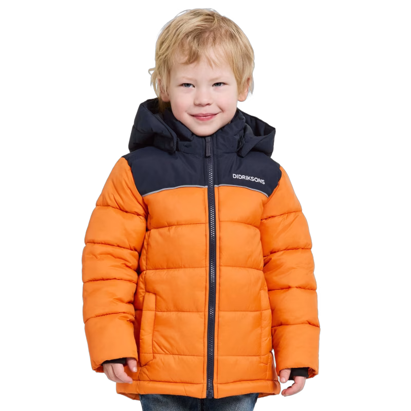 Didriksons Fox Vinterjacka, Orange Jam, 110