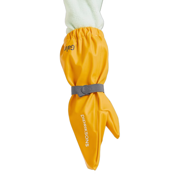 Didriksons Glove Regnvantar, Oat Yellow, 0 år
