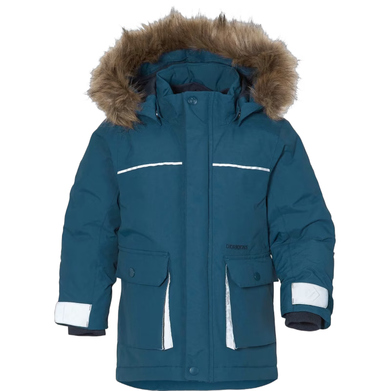 Didriksons Kure Vinterjacka, Dive Blue, 80