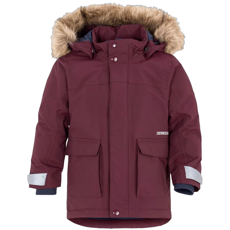 Didriksons Kure Vinterjacka, Plum, 80