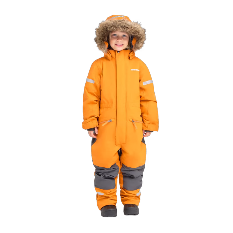 Didriksons Migisi Vinteroverall, Orange Jam, 110