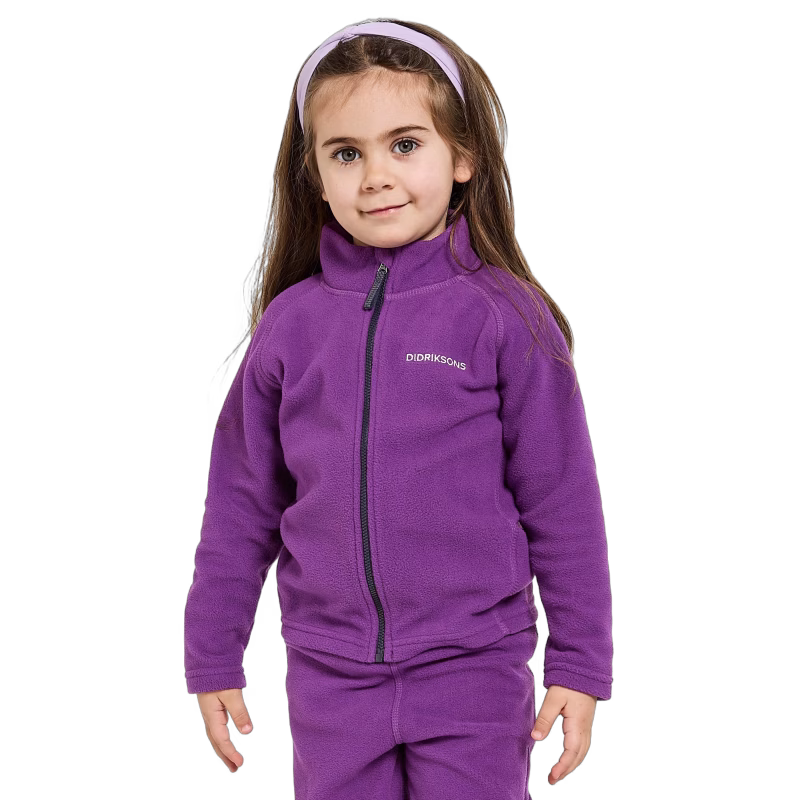 Didriksons Monte Fleecejacka, Royal Purple, 110