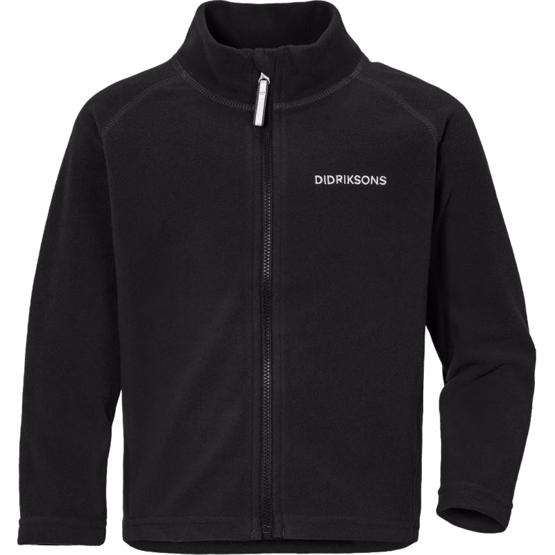 Didriksons Monte Fleecejacka, Svart, 90