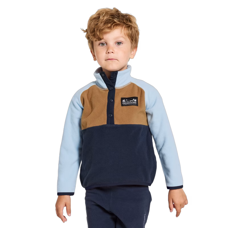 Didriksons Monte Fleecetröja, Navy, 90
