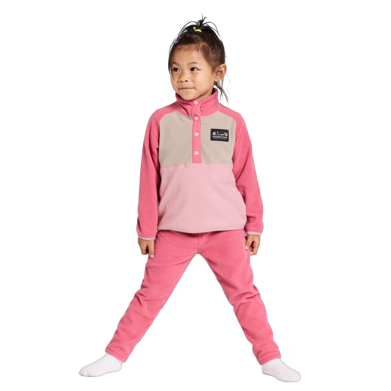Didriksons Monte Fleecetröja, Soft Pink, 120