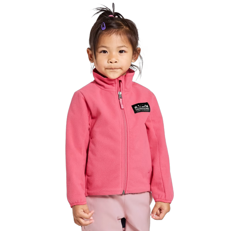 Didriksons Muskot Vindfleecejacka, Dusty Azalea, 80