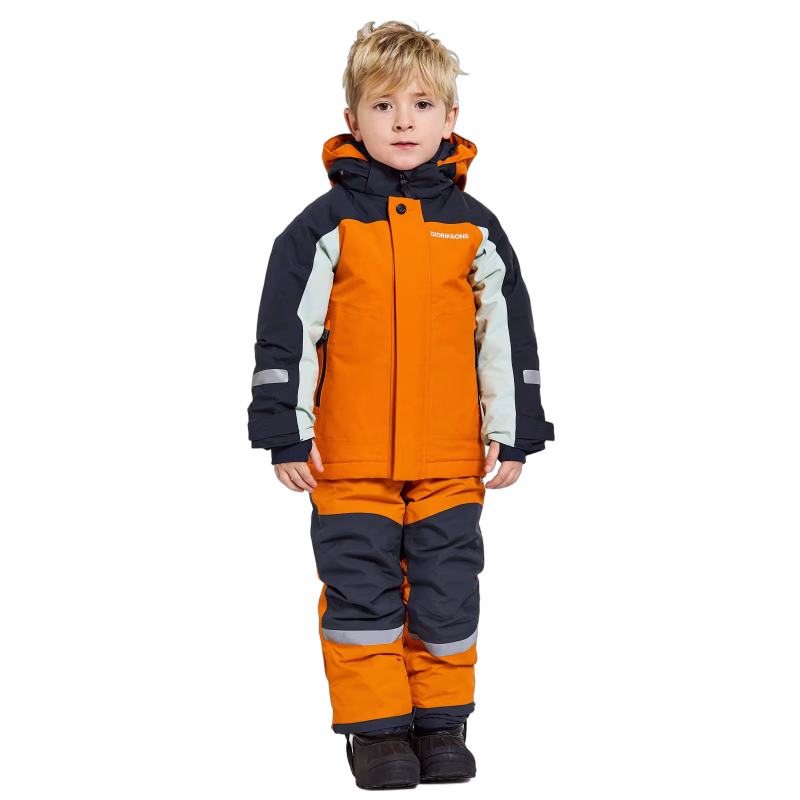 Didriksons Neptun Vinterjacka, Orange Jam, 90