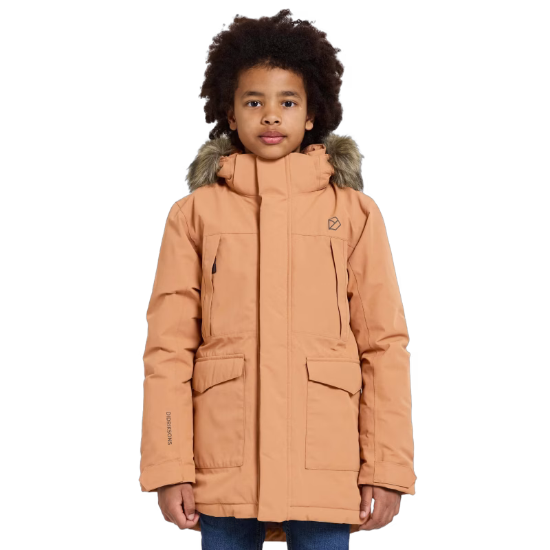 Didriksons Oxid Vinterjacka, Almond Brown, 160