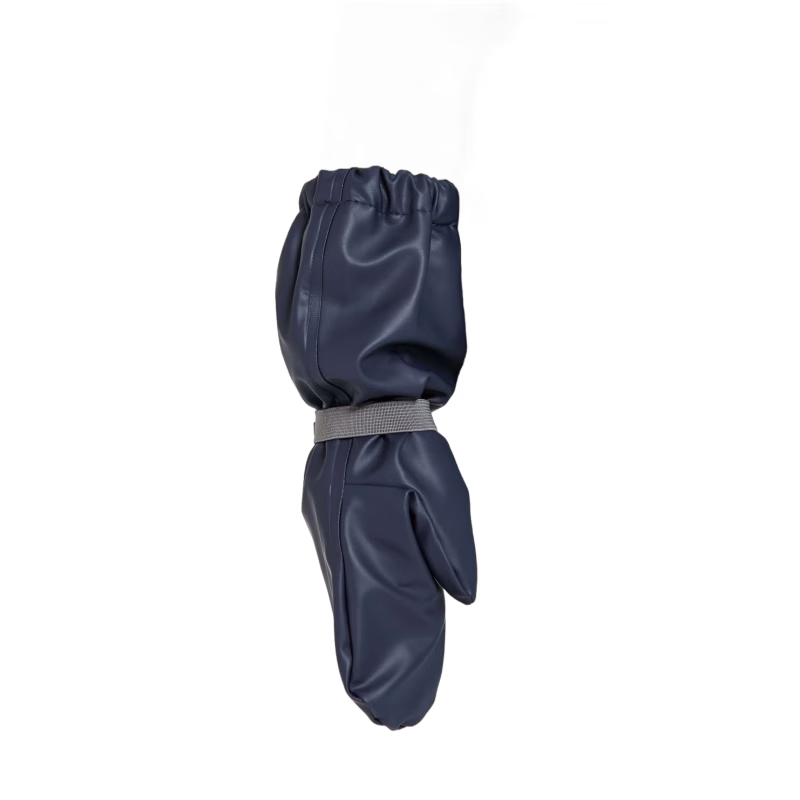 Didriksons Pileglove Fodrade Regnvantar, Navy, 6 år