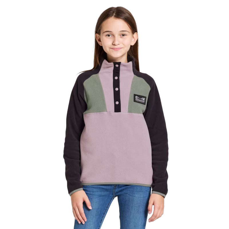 Didriksons Yokto Fleecetröja, Dusty lilac, 160