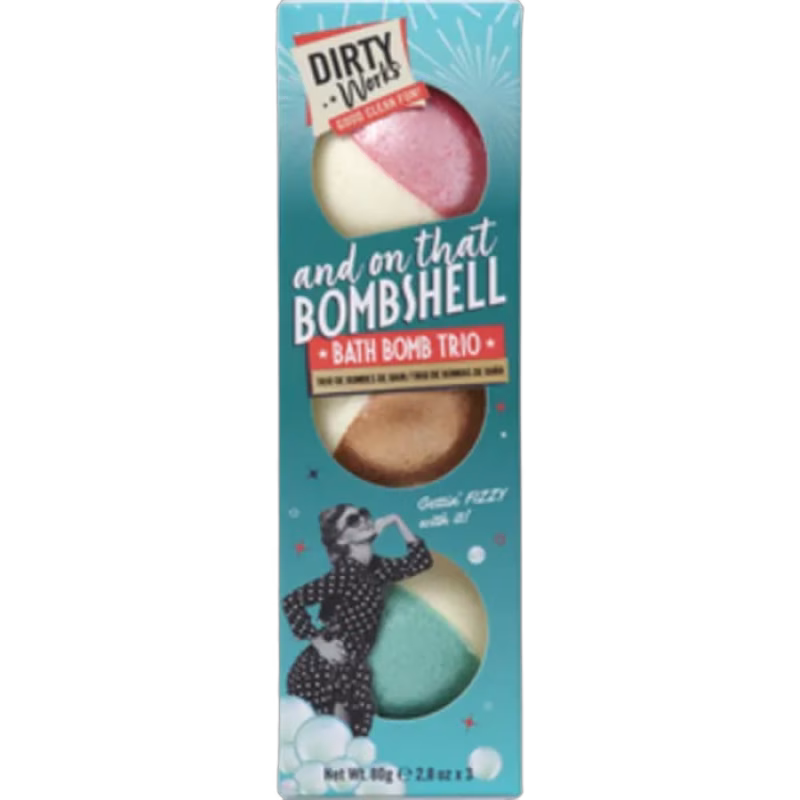 Dirty Works And On That Bombshell Bath Bomb Trio