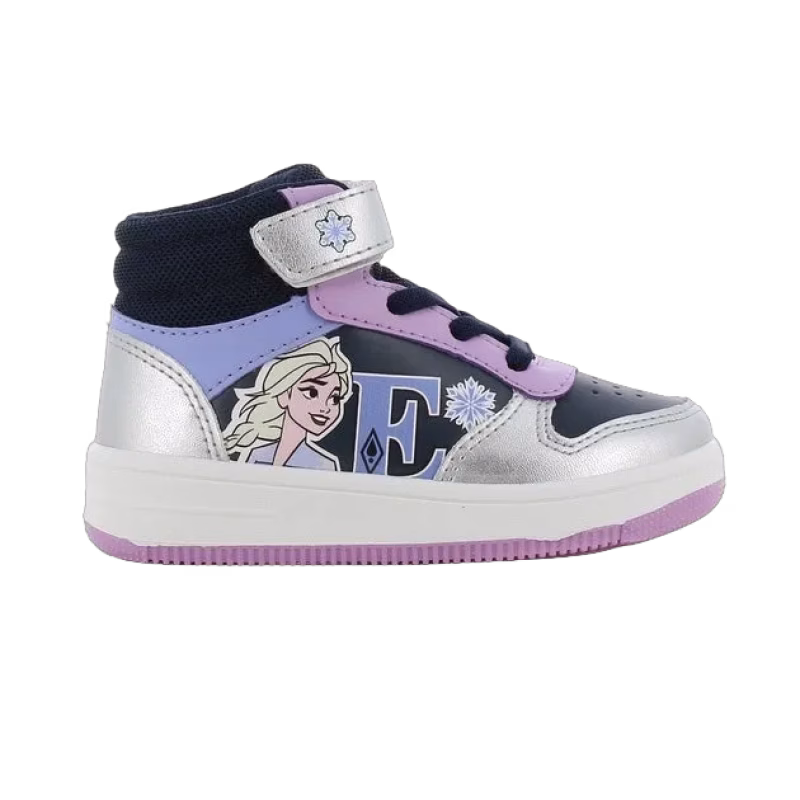Disney Frozen Classic High Sneakers, Navy/Silver, 28