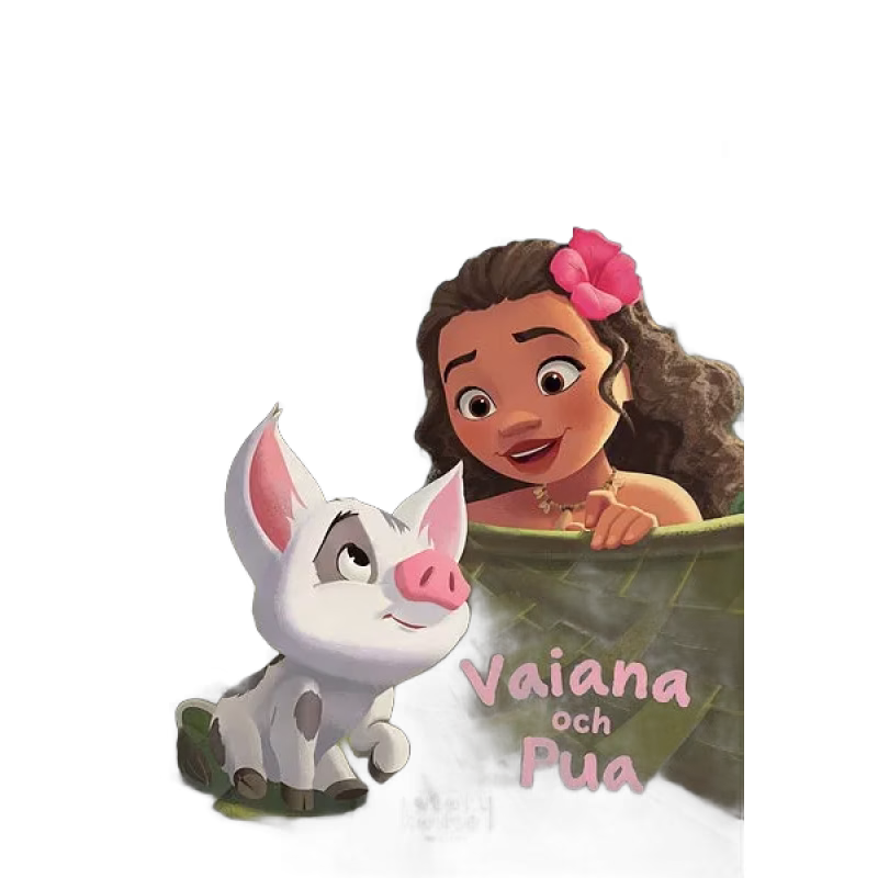 Disney Lätt att läsa Vaiana och Pua