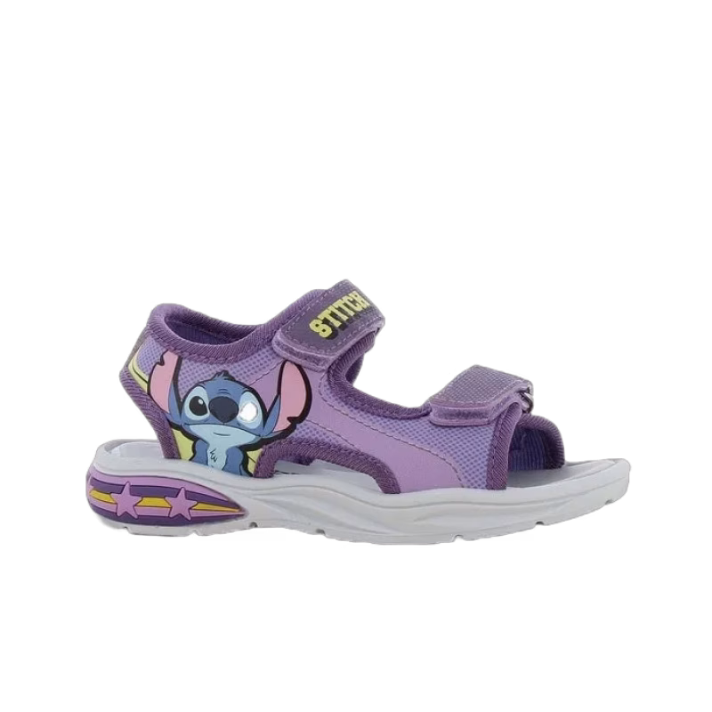 Disney Lilo &  Stitch Blinkande Sandaler, Purple/Lilac, 29