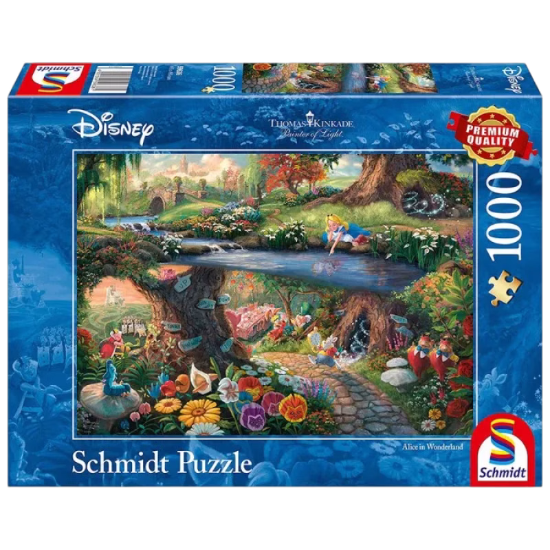Disney Pussel Alice i Underlandet (1000-bitar)