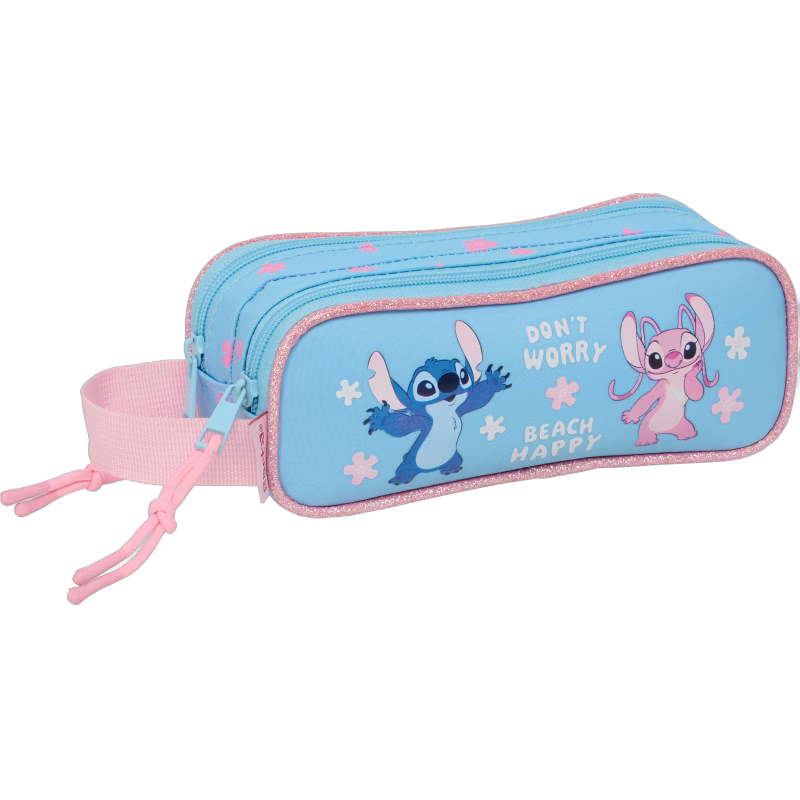 Disney Stitch Dubbelpennfodral Happy