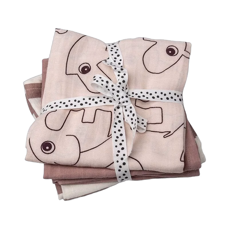 Done by Deer burp cloth 3-pack, deer friends powder