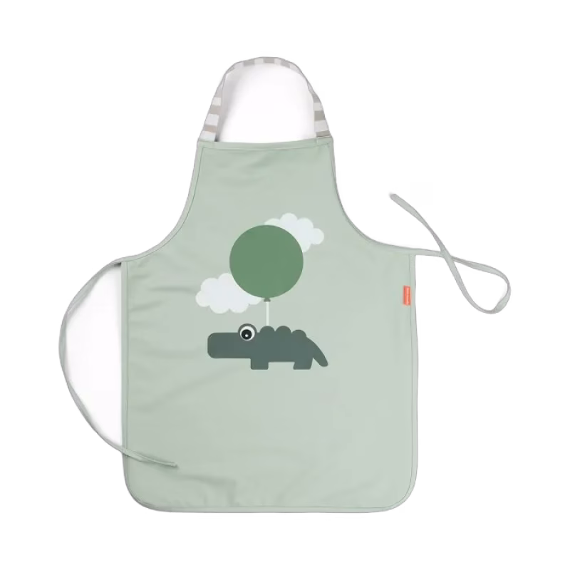 Done By Deer Förkläde Happy Clouds (Green)