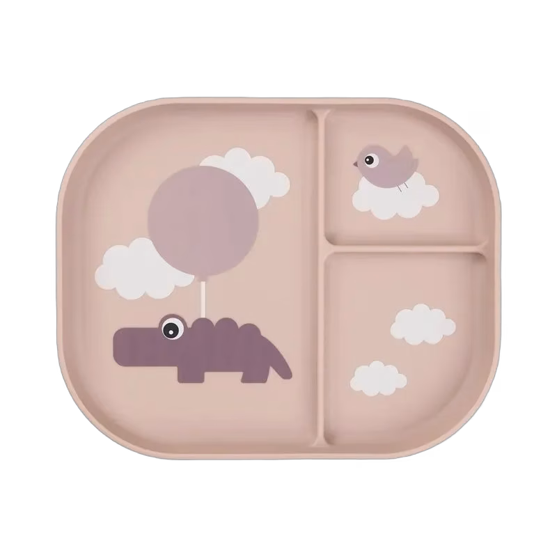 Done by Deer indelad tallrik Happy Cloud, powder