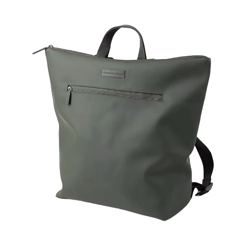 Done by Deer skötväska ryggsäck, dark green