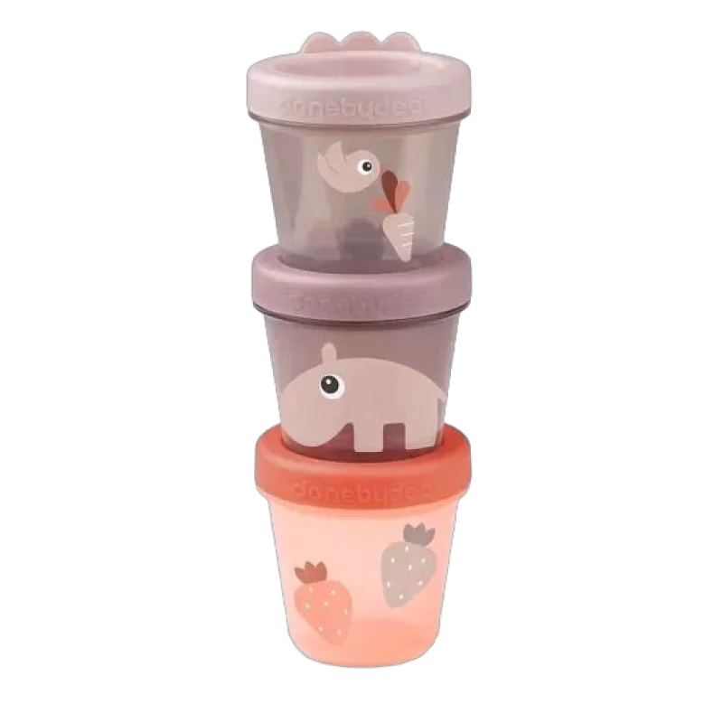 Done by Deer snackslådor 3-pack Ozzo, powder