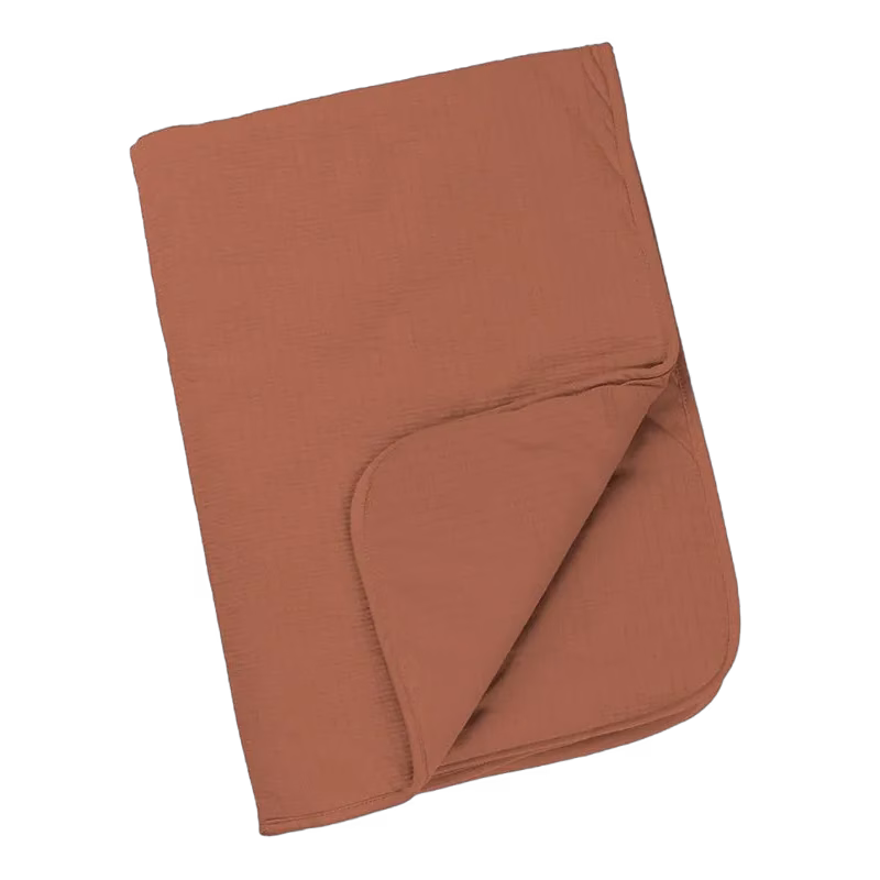 Doomoo vadderad filt, quilt terracotta