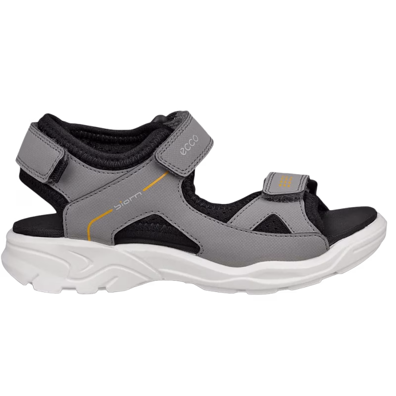 Ecco Biom Raft Sandaler, Steel/Black, 28