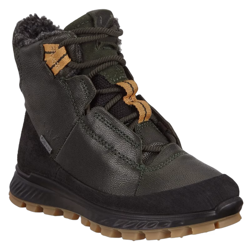 ECCO Exostrike Sneaker, Black/Deep Forrest, 27