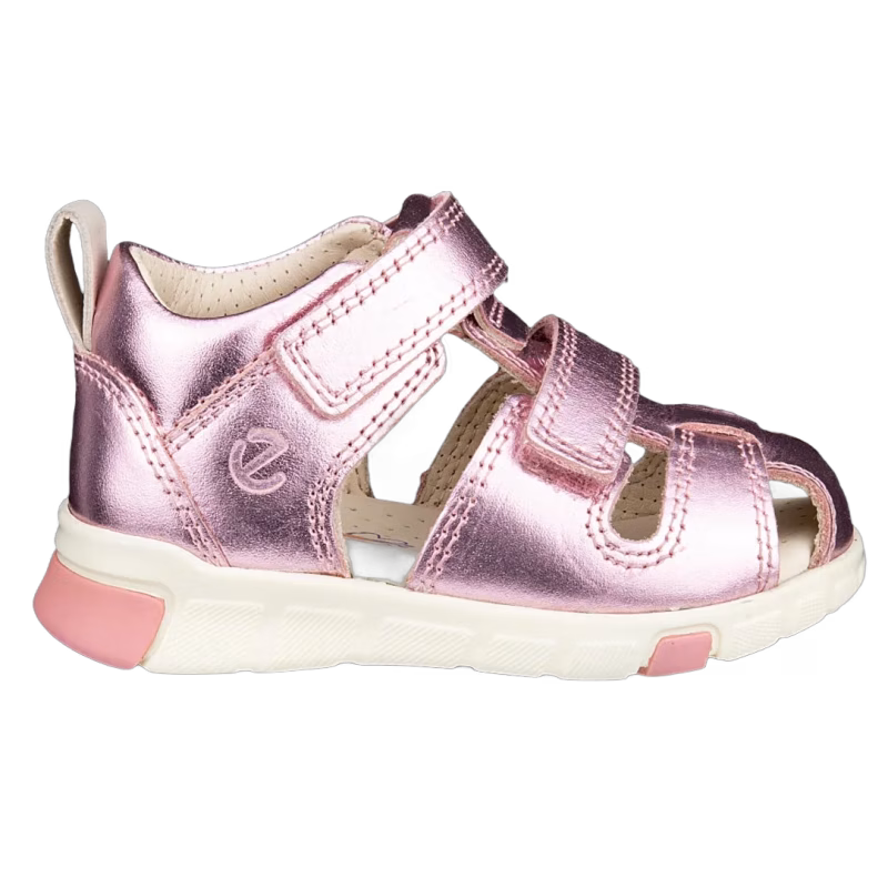 Ecco Mini Stride Sandaler, Old Rose Metallic, 19