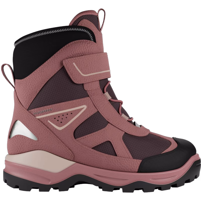 Ecco Snow Mountain GTX Vinterkängor Jr, Black/Petal/Fig, 36