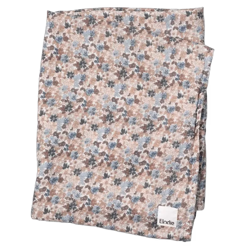Elodie Details bamboo muslin blanket 1-p, Blue Garden