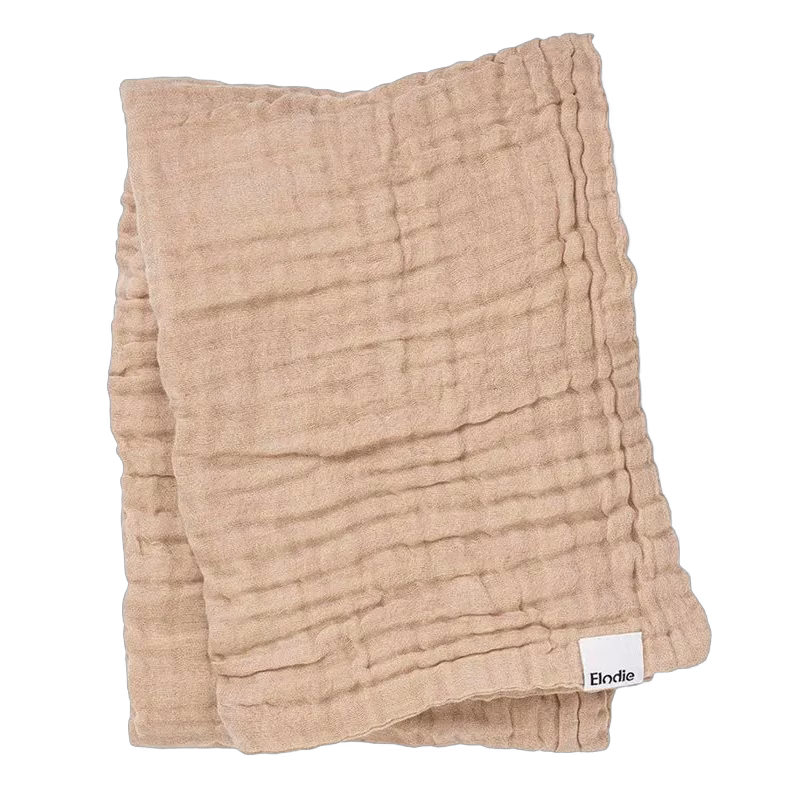 Elodie Details crinkled blanket, blushing pink