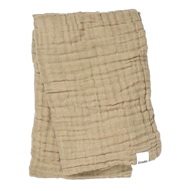 Elodie Details crinkled blanket, pure khaki