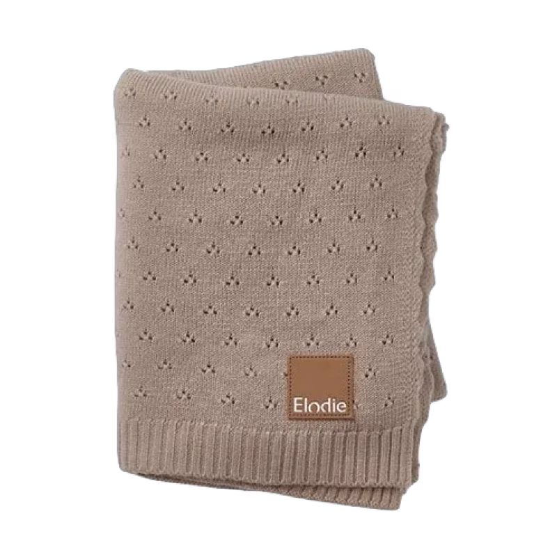 Elodie Details pointelle filt, tender taupe