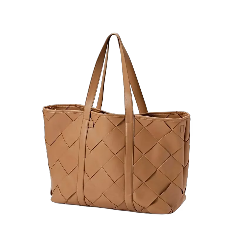 Elodie Details skötväska flätad, caramel brown