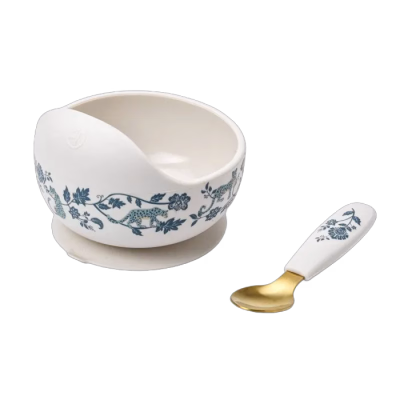 Elodie Skålset Silikon (Garden Leo Toile)