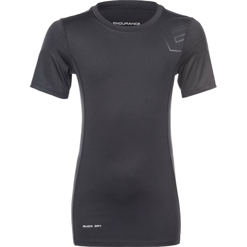 Endurance Leba T-Shirt, Black 8 år