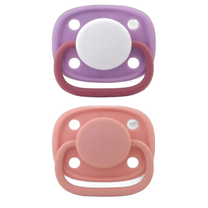Esska Knoppa Napp Latex 2-pack 4-36 mån (Rosa/Lila)