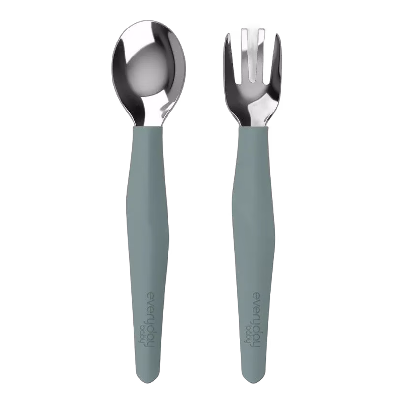 Everyday Baby bestick i rostfritt stål, harmony green