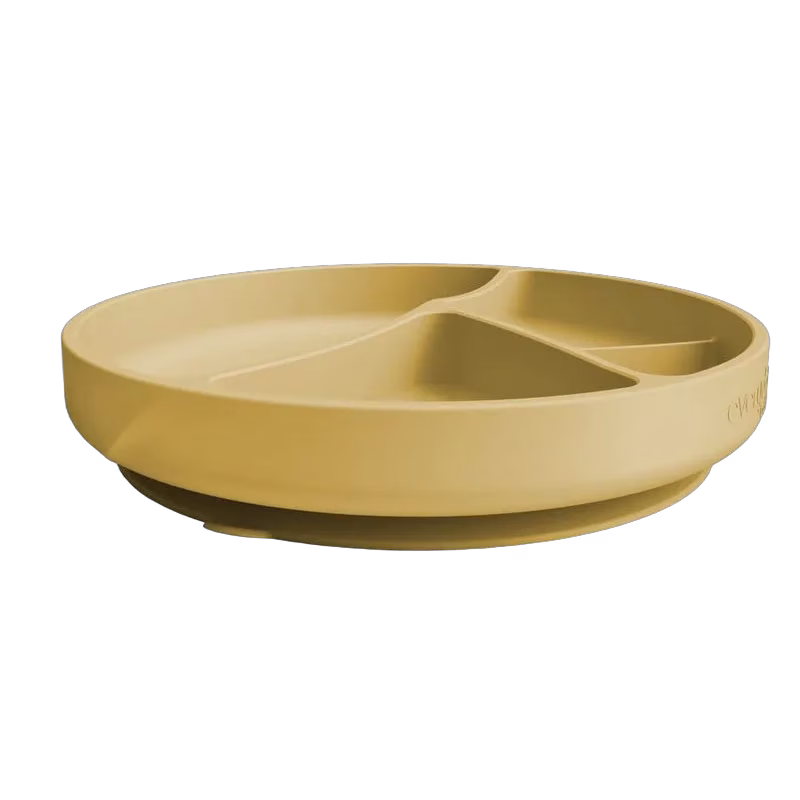Everyday Baby silikontallrik med sugfunktion, soft yellow